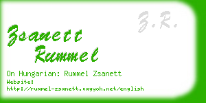 zsanett rummel business card